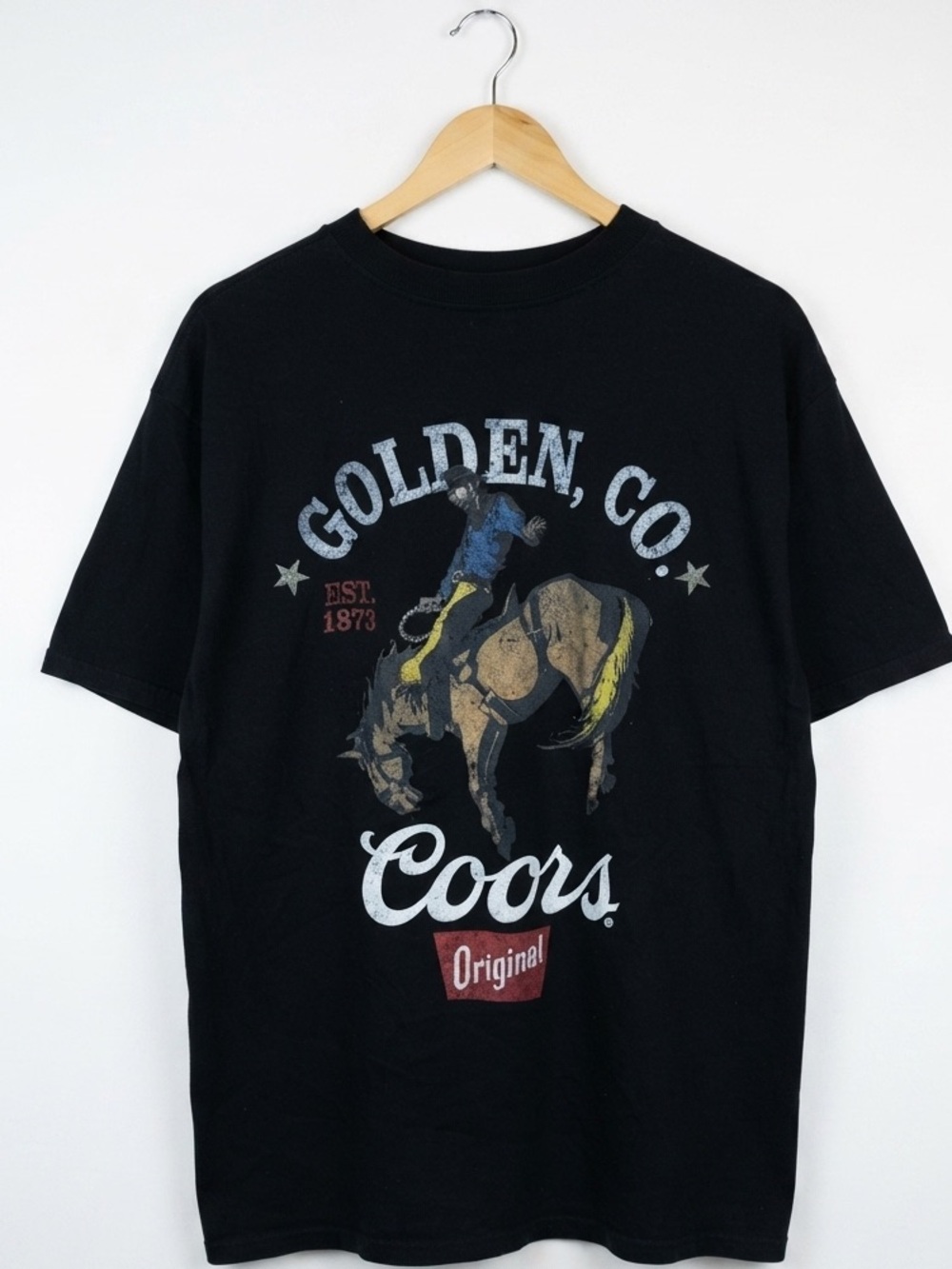 Coors Golden, CO Graphic Black Short Sleeve Tee - Men